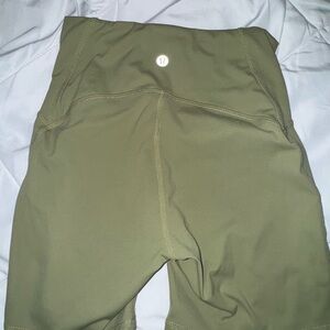 Lululemon Align Olive Green Shorts